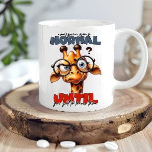 Grappige Giraffe Koffiemok Cute Giraffe Liefhebber Mok