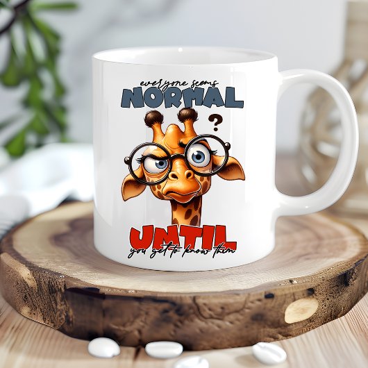 Grappige Giraffe Koffiemok Cute Giraffe Liefhebber Mok