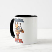 Grappige Giraffe Koffiemok Cute Giraffe Liefhebber Mok (Voorkant links)