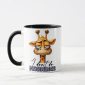 Grappige Giraffe Koffiemok Grappig Dieren Cadeau Mok (Links)
