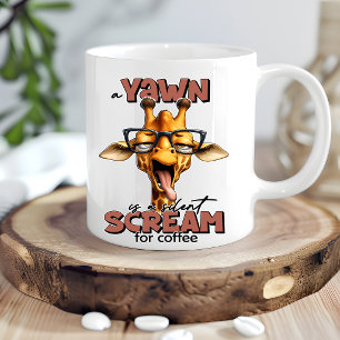 Grappige Giraffe Koffiemok voor Giraffe Liefhebber Mok