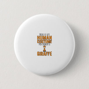 Grappige Giraffe Kostuum Vector T-shirt Ontwerp_1 Ronde Button 5,7 Cm