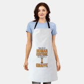 Grappige Giraffe Kostuum Vector T-shirt Ontwerp_1 Schort (Gedragen)