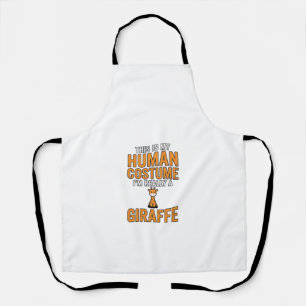 Grappige Giraffe Kostuum Vector T-shirt Ontwerp_1 Schort
