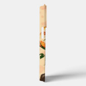 Grappige Giraffe met Roos iPhone Case (Achterkant / Rechts)