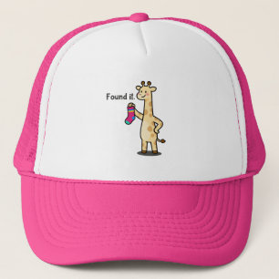 Grappige giraffe-moeder vaardigheden sarcastische  trucker pet