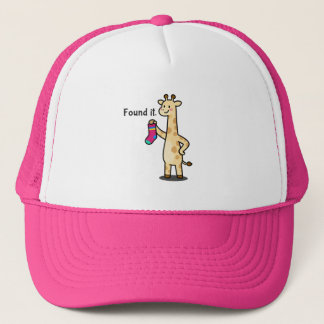 Grappige giraffe-moeder vaardigheden sarcastische  trucker pet
