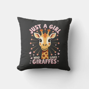 Grappige Giraffe Ontwerp Voor Vrouwen Meisjes Safa Kussen