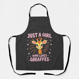 Grappige Giraffe Ontwerp Voor Vrouwen Meisjes Safa Schort