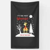 Grappige Giraffe Ontwerp Voor Vrouwen Meisjes Safa Spandoek (Verticaal)