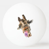 Grappige Giraffe Ping Pong Ballen (Voorkant)