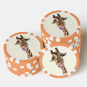 Grappige Giraffe Poker Chips (Opstapeling)