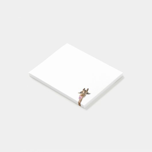 Grappige Giraffe Post-it® Notities Notes (Schuin)