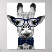  grappige Giraffe Poster (Voorkant)