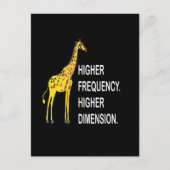 Grappige Giraffe Pun Briefkaart (Voorkant)