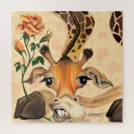 Grappige Giraffe puzzel