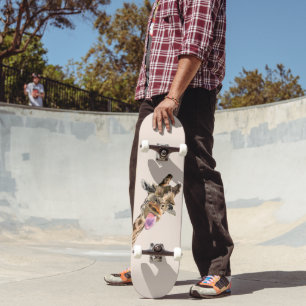 Grappige Giraffe Skateboard