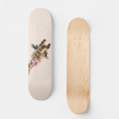 Grappige Giraffe Skateboard (Voorkant)