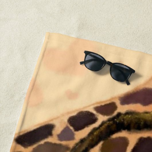 Grappige Giraffe Strandlaken (In situ)