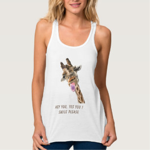 Grappige Giraffe Tanktop