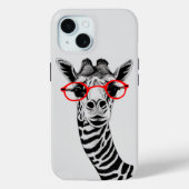 Grappige Giraffe Telefoon Case (Achterkant)
