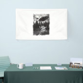 Grappige Giraffe UFO Zoo Animal Weird Meme Graphic Spandoek (Beurs)