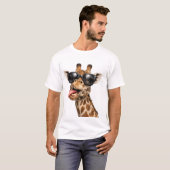 Grappige Giraffe Vibes T-shirt (Voorkant volledig)