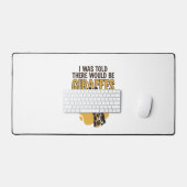Grappige Giraffe Vintage Gravure Shirt Ontwerp_1 Bureaumat (Keyboard & Muis)