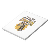 Grappige Giraffe Vintage Gravure Shirt Ontwerp_1 Notitieblok (Linkerzijde)