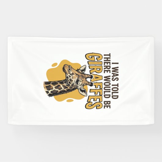 Grappige Giraffe Vintage Gravure Shirt Ontwerp_1 Spandoek (Horizontaal)