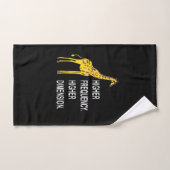 Grappige Giraffe Woordgrap Handdoek (Handdoek)