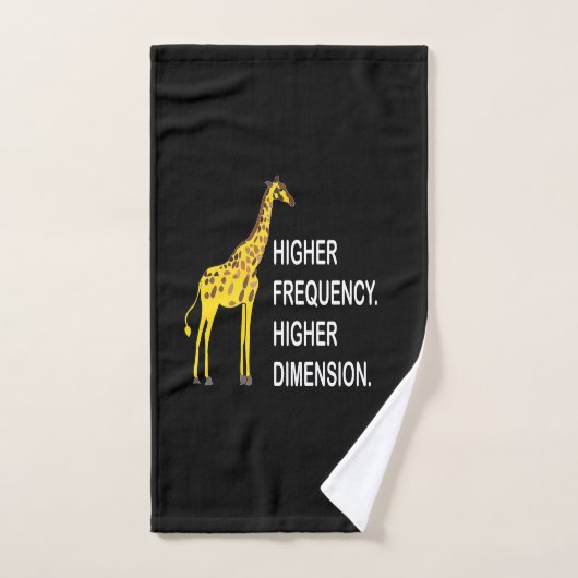 Grappige Giraffe Woordgrap Handdoek (Handdoek)