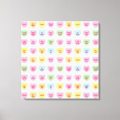 Grappige girly schattige aangepaste conversatie sn canvas afdruk (Voorkant)