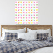 Grappige girly schattige aangepaste conversatie sn canvas afdruk (Insitu (Slaapkamer))