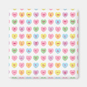 Grappige girly schattige aangepaste conversatie sn magneet (Voorkant)