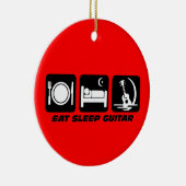 grappige gitaar keramisch ornament (Rechts)