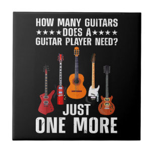 Grappige Gitarist Kunst Voor Mannen Vrouwen Gitari Tegeltje