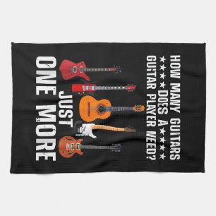 Grappige Gitarist Kunst Voor Mannen Vrouwen Gitari Theedoek