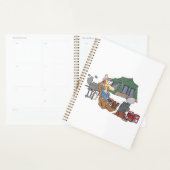 Grappige Glamping Cartoon Luxe Camping Planner (Display)