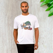 Grappige Glamping Cartoon Luxe Camping T-shirt