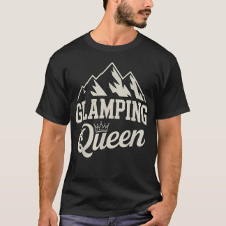 Grappige Glamping Meisjes Rv Kamperen T-shirt