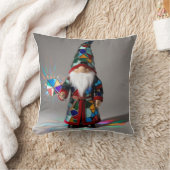 Grappige Glas in lood Gnome: Het Licht Vang Kussen (Deken)