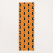 Grappige glijdende kat krabben poten klauwen yogamat (Achterkant)