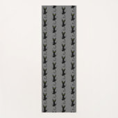 Grappige glijdende kat krabben poten klauwen yogamat (Voorkant)