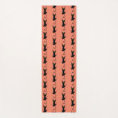 Grappige glijdende kat krabben poten klauwen yogamat (Voorkant)