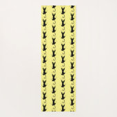 Grappige glijdende kat krabben poten klauwen yogamat (Achterkant)