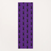 Grappige glijdende kat krabben poten klauwen yogamat (Voorkant)