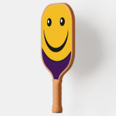 grappige glimlach gezicht Pickleball Paddle (Links)