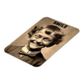 Grappige "glimlach" magneet (Linkerzijde)