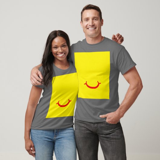 Grappige glimlach tshirt (Unisex)